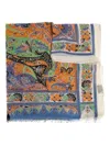 Etro Modal Cashmere Scarf In Multi
