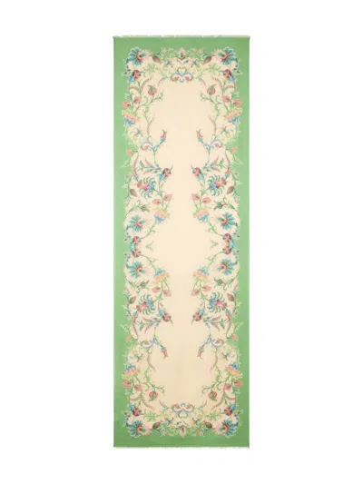 Etro Modal Cotton Scarf In Green