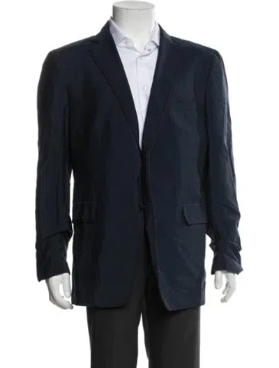 Pre-owned Etro Mohair Jacket In Blue
