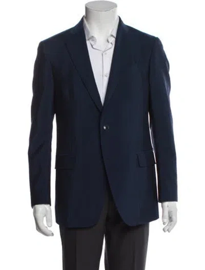 Pre-owned Etro Mohair Two-piece Blazer In Blue