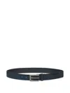Etro Monogram-buckle Belt In Blue
