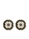 Etro Mother-of-pearl Earrings In Silver