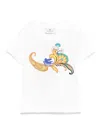 Etro Embroidered Cotton Jersey T-shirt In White