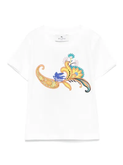 ETRO MOTIF-EMBROIDERED T-SHIRT