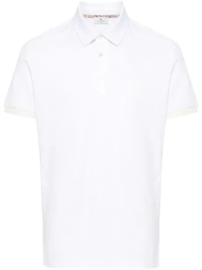 Etro Mrmd0006 Man White T Shirt And Polo