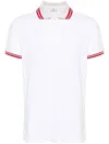 Etro Pegaso-embroidered Polo Shirt In White