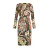 Etro Printed Midi Dress In X0892