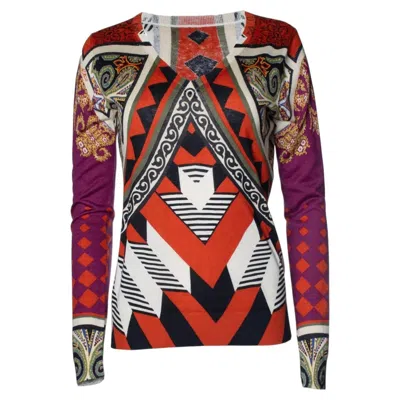Pre-owned Etro , Multi Cashmere Sweater In Black