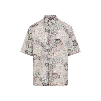 Etro Multi-colored Men's Cotton Shirt For Ss24 In Neutral