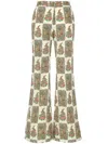 Etro Multi Colour Flared Trousers