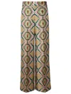 ETRO MULTI SILK TROUSERS