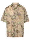 Etro Floral-print Cotton Polo Shirt In Multicolor