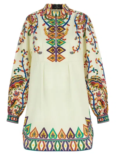 Etro Multicolor Cotton Short Women's Dress