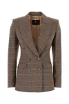 Etro Tailored Jersey Blazer With Embroidered Shoulders In Multi