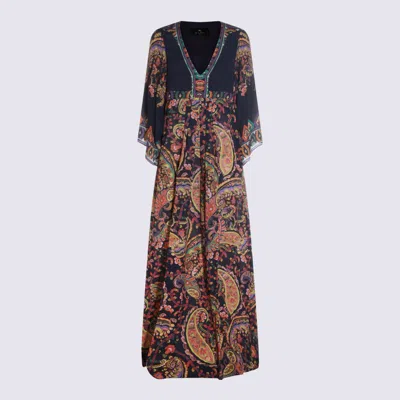 Etro Multicolor Maxi Dress