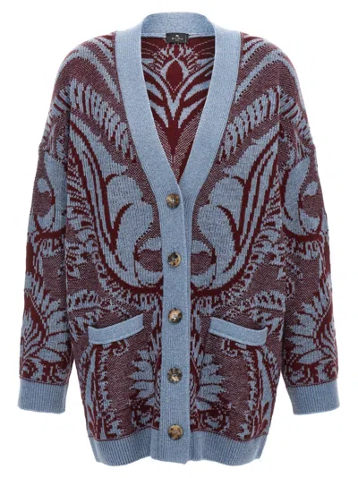 ETRO MULTICOLOR PAISLEY CARDIGAN