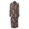 Etro Multicolor Paisley-print Midi Dress In Multicolor
