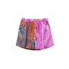 Etro Boxer Costume With Multicolor Print  In Multi