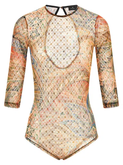 Etro Multicolor Polyamide Women's Bodysuit