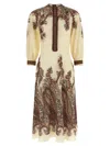 Etro Multicolor Printed Dress In Neutral