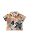 Etro Patchwork-design Cotton Shirt In Multicolor