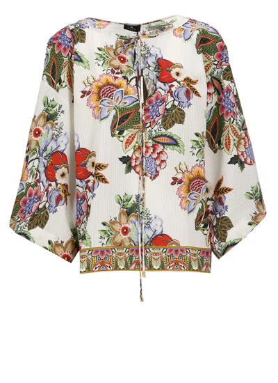 ETRO MULTICOLOR BOUQUET BLOUSE