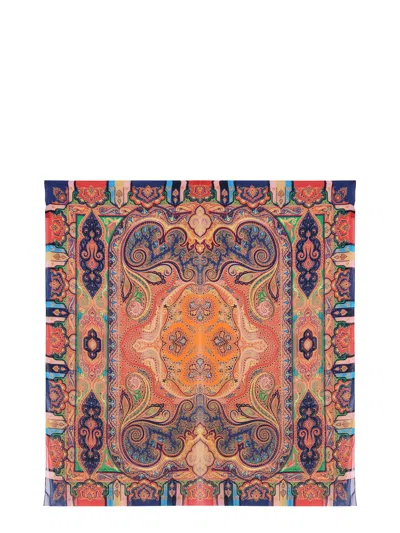 Etro Multicolor Silk Foulard