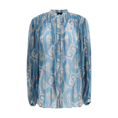 Etro Multicolor Silk Pattern Women's Shirt