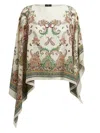 Etro Multicolor Silk Scarves In Red
