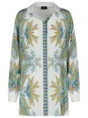 Etro Paisley Print Silk Shirt With Buttoned Cuffs In Multicolor