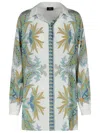Etro Paisley Print Silk Shirt With Buttoned Cuffs In Multicolor