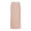 ETRO MULTICOLOR YELLOW POLYESTER LONG SKIRT