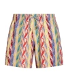 Etro Gestreifte Badeshorts In Nude
