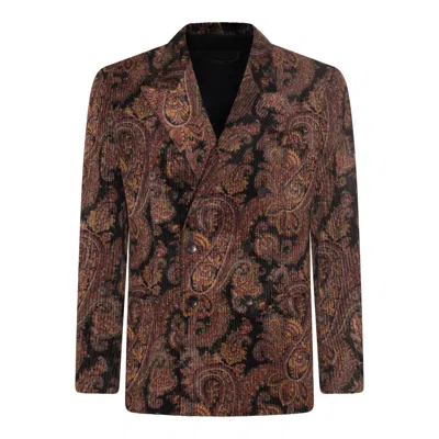 ETRO ETRO MULTICOLOUR COTTON BLEND CORDUROY BLAZER