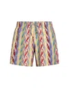 Etro Gestreifte Badeshorts In Multicolour