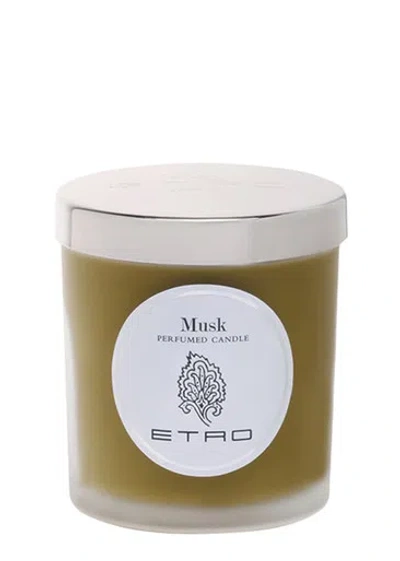 Etro Musk Candle 145g In Brown