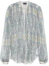 Etro Paisley Print Blouse In White