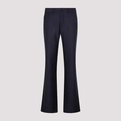 ETRO NAVT BLUE BOOTCUT PANTS