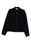 Etro Navy Blue Bomber Jacket With Embroidered Logo And Zip Fastening In Blue