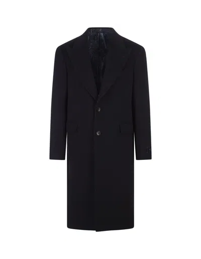 Etro Navy Blue Cashmere Coat