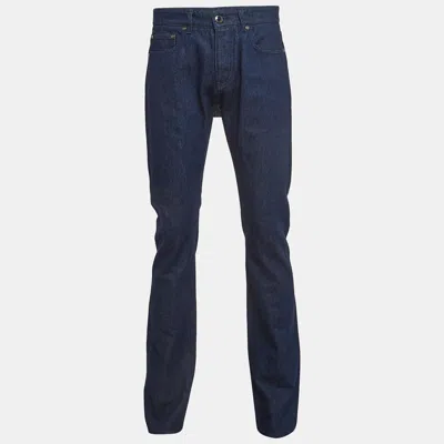 Pre-owned Etro Navy Blue Denim Regular Fit Jeans M Waist 32"