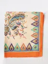 Etro Patterned Silk Scarf In Multi