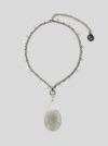 Etro Necklace With Cameo Pendant In White