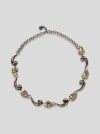 Etro , Necklace With Mini Paisleys And Crystals, Woman