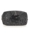 Etro Beauty Case In Cotton Blend With Paisley Jacquard
