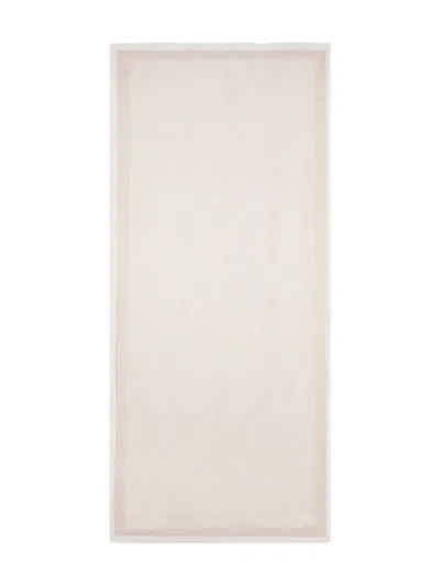 Etro Neutrals Fringed Edge Scarf In Pink