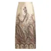 Etro , Fil Coupé Jacquard Pencil Midi Skirt, Woman, Multicolour, Size 40 In Multi