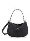 Etro Medium Pony Shoulder Bag In Black