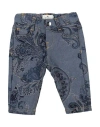 Etro Newborn Girl Pants Blue Size 3 Cotton, Polyester, Polyurethane In Blue