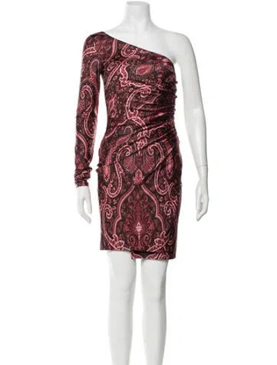 Pre-owned Etro Nylon Mini Dress W/ Tags In Red